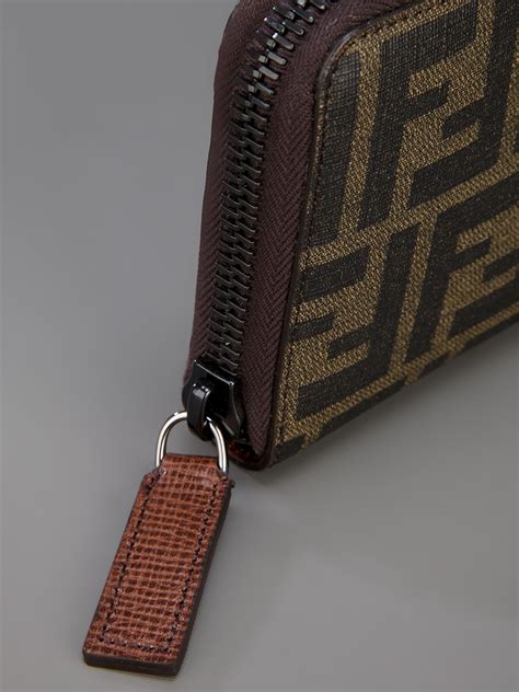 fendi wallet zip around.